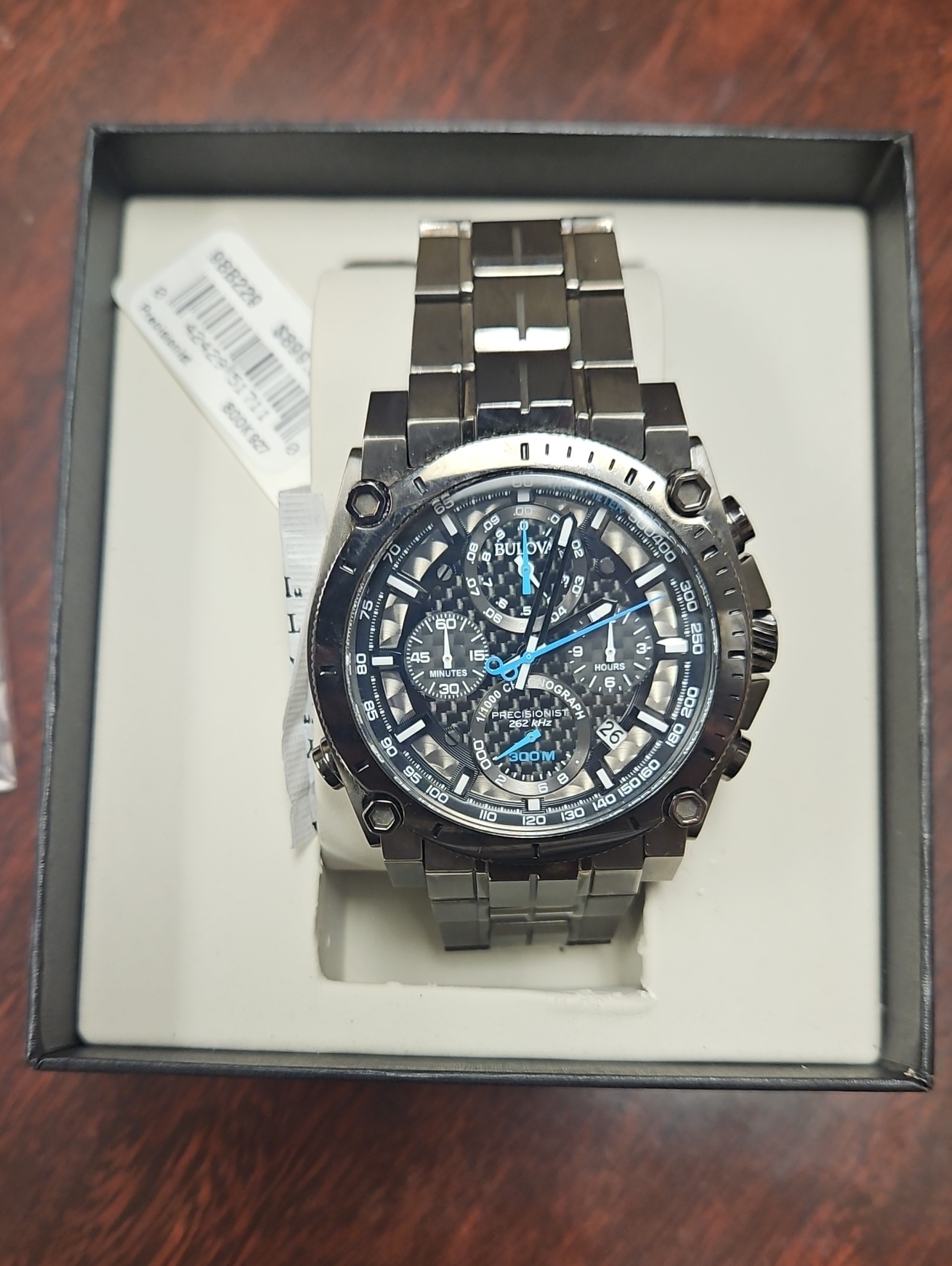 Bulova Precisionist With Blue Accents